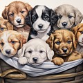 Basket of Puppies