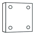 Bbw Nude Model Acrylic Print